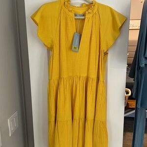 Yellow summer dress